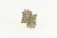 Load image into Gallery viewer, 14K 2.50 Ctw Diamond Cluster Vintage Cocktail Ring Yellow Gold