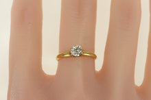 Load image into Gallery viewer, 14K Victorian 0.70Ct OMC Diamond Engagement Ring Yellow Gold