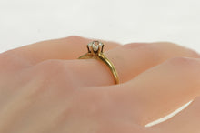 Load image into Gallery viewer, 14K Victorian 0.70Ct OMC Diamond Engagement Ring Yellow Gold