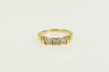 Load image into Gallery viewer, 14K 1.00 Ctw Princess Diamond Engagement Ring Yellow Gold