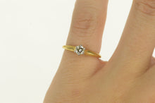 Load image into Gallery viewer, 14K 1940&#39;s 0.25 Ct Diamond Engagement Ring Yellow Gold