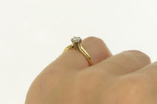 Load image into Gallery viewer, 14K 1940&#39;s 0.25 Ct Diamond Engagement Ring Yellow Gold