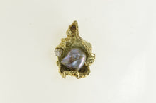 Load image into Gallery viewer, 14K La Triomphe Pearl 0.20 Ct Diamond Pendant Yellow Gold