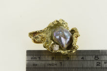 Load image into Gallery viewer, 14K La Triomphe Pearl 0.20 Ct Diamond Pendant Yellow Gold