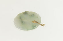 Load image into Gallery viewer, 14K Jadeite Pisces Astrology Sign Medallion Pendant Yellow Gold