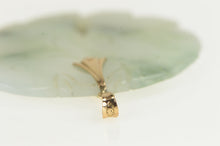 Load image into Gallery viewer, 14K Jadeite Pisces Astrology Sign Medallion Pendant Yellow Gold