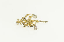 Load image into Gallery viewer, 14K 0.25 Ctw Diamond Victorian Ornate Scroll Pendant White Gold