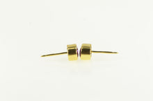 Load image into Gallery viewer, 14K Oval Purple Tourmaline Stud Earrings Yellow Gold