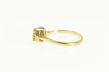 Load image into Gallery viewer, 14K Vintage Pear Opal Diamond Freeform Ring Yellow Gold