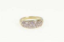 Load image into Gallery viewer, 14K Pave Pink Topaz Encrusted Statement Ring White Gold