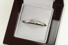 Load image into Gallery viewer, 14K Princess Diamond Promise Engagement Ring White Gold