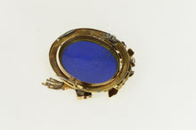 Load image into Gallery viewer, 14K Victorian Painted Lady of the Harvest Pin/Brooch Yellow Gold