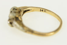 Load image into Gallery viewer, 14K 1940&#39;s Diamond Solitaire Engagement Ring Yellow Gold