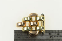 Load image into Gallery viewer, 14K 1940&#39;s Cartier Sapphire Pyramid Clip Pin/Brooch Rose Gold