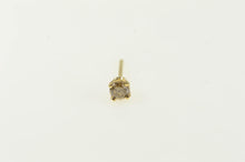 Load image into Gallery viewer, 14K Diamond Solitaire Classic Single Stud Earring Yellow Gold