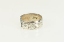 Load image into Gallery viewer, Sterling Silver DW SS Native American Spoon Ring