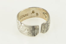 Load image into Gallery viewer, Sterling Silver DW SS Native American Spoon Ring