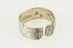 Sterling Silver DW SS Native American Spoon Ring