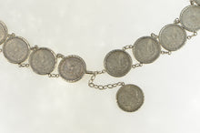 Load image into Gallery viewer, Sterling Silver 1879-1921 Morgan Silver Dollar Coin Belt