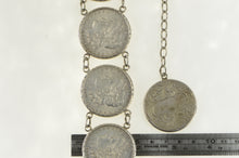 Load image into Gallery viewer, Sterling Silver 1879-1921 Morgan Silver Dollar Coin Belt