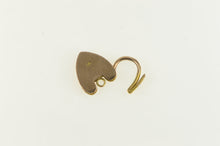 Load image into Gallery viewer, 9K 3D Articulated Heart Padlock Loyalty Charm/Pendant Yellow Gold