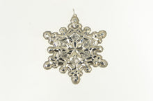 Load image into Gallery viewer, Sterling Silver 1971 Gorham Sterling Snow Flake Christmas Ornament