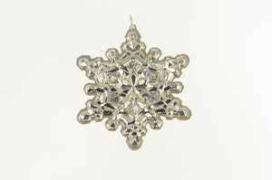 Sterling Silver 1971 Gorham Sterling Snow Flake Christmas Ornament