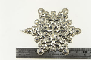 Sterling Silver 1971 Gorham Sterling Snow Flake Christmas Ornament