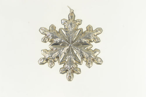 Sterling Silver 1973 Gorham Sterling Snow Flake Christmas Ornament