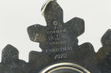 Load image into Gallery viewer, Sterling Silver 1973 Gorham Sterling Snow Flake Christmas Ornament