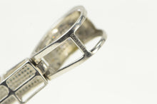 Load image into Gallery viewer, Sterling Silver Pave Diamond Encrusted Cross Pendant