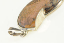 Load image into Gallery viewer, Sterling Silver Ammolite Fossil Crystal Shell Ornate Pendant