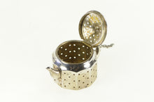 Load image into Gallery viewer, Sterling Silver 3D Tea Pot Tea Infuser Kettle Amcraft