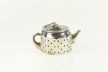 Load image into Gallery viewer, Sterling Silver 3D Tea Pot Tea Infuser Kettle Amcraft