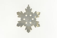 Load image into Gallery viewer, Sterling Silver 1990 Gorham 20th Anniversary Snowflake Christmas Ornament