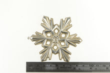 Load image into Gallery viewer, Sterling Silver 1990 Gorham 20th Anniversary Snowflake Christmas Ornament