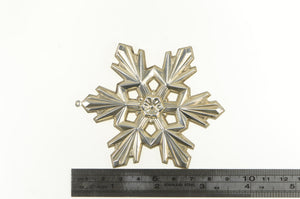 Sterling Silver 1990 Gorham 20th Anniversary Snowflake Christmas Ornament