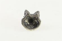 Load image into Gallery viewer, Sterling Silver 3D Dog Wolf Head Game Piece Pet