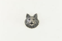 Load image into Gallery viewer, Sterling Silver 3D Dog Wolf Head Game Piece Pet