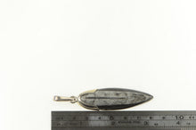 Load image into Gallery viewer, Sterling Silver Authentic Orthoceras Cephalopod Fossil Pendant