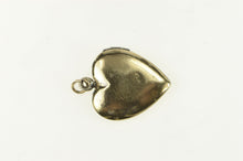 Load image into Gallery viewer, Gold Filled Puffy Engravable Heart Locket Pendant