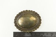 Load image into Gallery viewer, Sterling Silver Southwestern Ornate Stamped Belt Loop