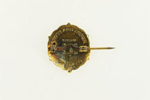 Load image into Gallery viewer, 10K Cross Crown Sunday School Uncas Lapel Pin/Brooch Yellow Gold