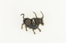 Load image into Gallery viewer, Sterling Silver John Hardy Ox Chinese Zodiac Lapel Pin/Brooch