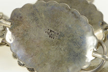 Load image into Gallery viewer, Sterling Silver Black Onyx Southwestern Stamped Oval Belt 36.5&quot;