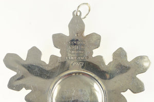 Sterling Silver 1973 Gorham Christmas Snow Flake Ornament