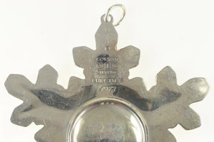 Sterling Silver 1973 Gorham Christmas Snow Flake Ornament
