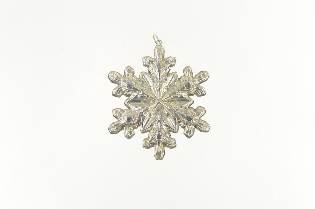 Sterling Silver 1973 Gorham Christmas Snow Flake Ornament