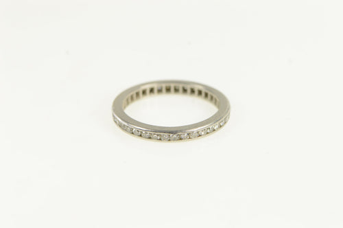 Platinum 0.50 Ctw Diamond Eternity Wedding Band Ring