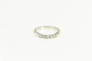 Platinum 0.35 Ctw Diamond Classic Wedding Band Ring